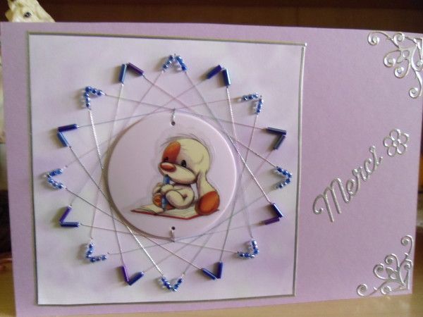 Carte broderie